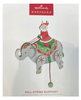 Hallmark 2022 Pull-String Elephant With Santa Wood Christmas Ornament New W Box