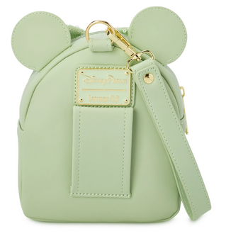 Disney Minnie Mouse Mint Sequined Wristlet by Loungefly New with Tags