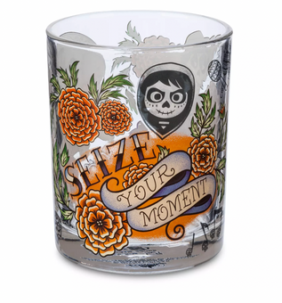 Disney Pixar Coco Miguel Hector Imelda Sieze Your Moment Drinking Glass New