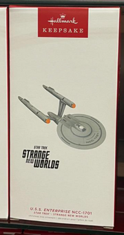 Hallmark 2022 Star Trek U.S.S. Enterprise NCC-1701 Christmas Ornament New W Box
