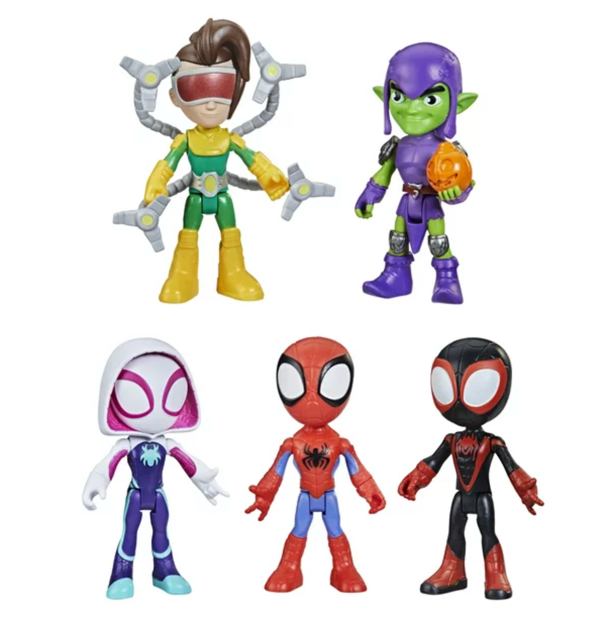 Disney Marvel Spidey and His Amazing Friends Web Squad Figure 5 Action Figures