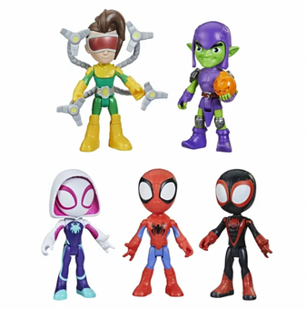 Disney Marvel Spidey and His Amazing Friends Web Squad Figure 5 Action Figures