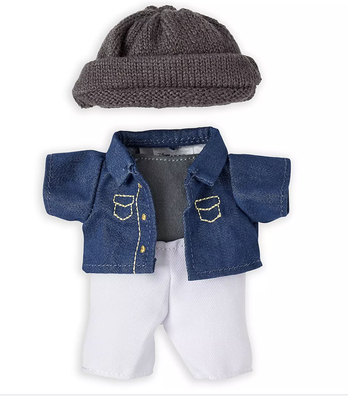 Disney NuiMOs Collection Outfit Denim Jacket and Knitted Hat Set New with Card
