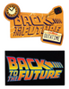 Universal Studios Back To The Future Wood Magnet Set New With Tag