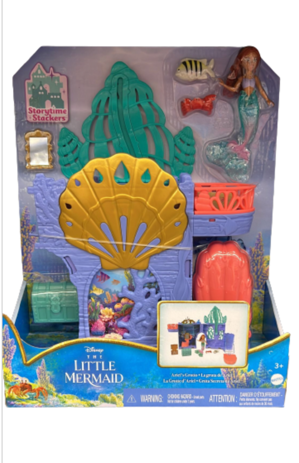 Ariel Set Design Disney The Little Mermaid Live Action Ariel's Grotto Toy Set New with ...