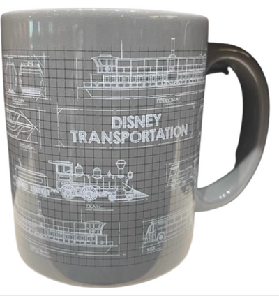 Disney Transportation Ceramic Coffee 19oz Mug New