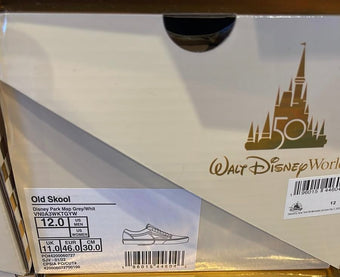 Vans Old Skool Disney 50th Walt Disney World Map Shoes Size Men 12 New with Box