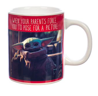 Hallmark Star Wars: The Mandalorian The Child Pose For a Picture Mug New