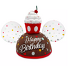 Disney Parks Mickey Mouse ''Happy Birthday'' Ear Hat for Adults New With Tag