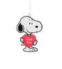 Hallmark Valentine Snoopy Love You Metal Christmas Ornament New with Card