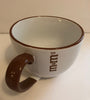 M&M's World Brown Character Cappuccino Ceramic Mug New