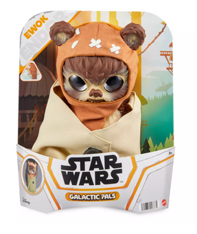Disney Star Wars Galactic Pals Ewok Plush New with Box