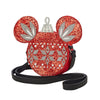 Disney Parks Mickey Mouse Icon Christmas Ornament Crossbody Bag New with Tags