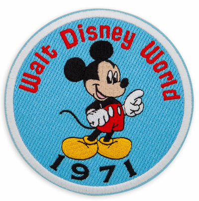 Disney Walt Disney World 50th Anniversary Mickey Mouse Patch New