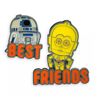 Disney Star Wars R2-D2 and C-3PO Best Friends Her Universe Limited Pin New Card