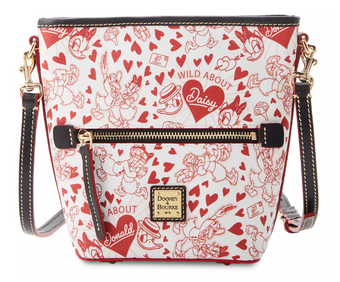 Disney Donald and Daisy Duck Dooney & Bourke Small Zip Sac Bag New With Tag