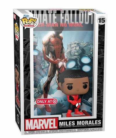 Funko Pop! Cover Art Disney SpiderMan Marvel Miles Morales Exclusive Vinyl