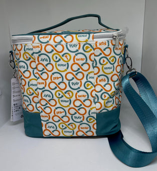 Disney Parks Mickey Fun Eat Repeat Insulated Lunch Box New with Tag