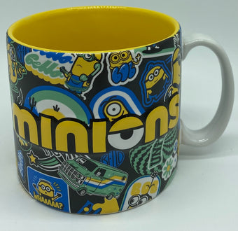 Universal Studios Despicable Me Minions Movie 2 Ceramic Coffee Mug New
