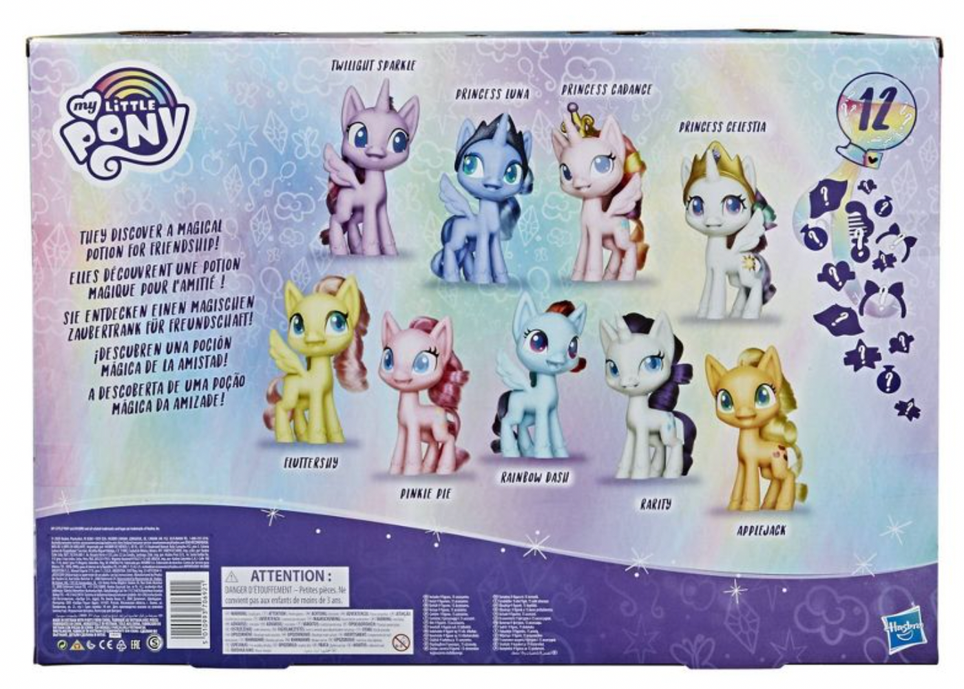 My Little Pony Mega Friendship Set Of 9 Pony Figures 15 Accessories New