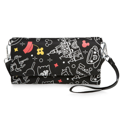Disney Parks Icons Mickey and Minnie Wristlet Bag New with Tags