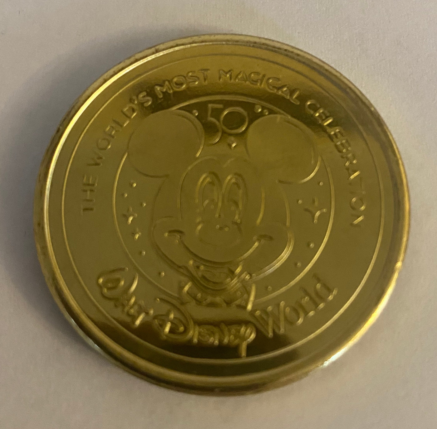 Disney Parks WDW 50th Magical Celebration HeiHei Moana Coin Medallion New