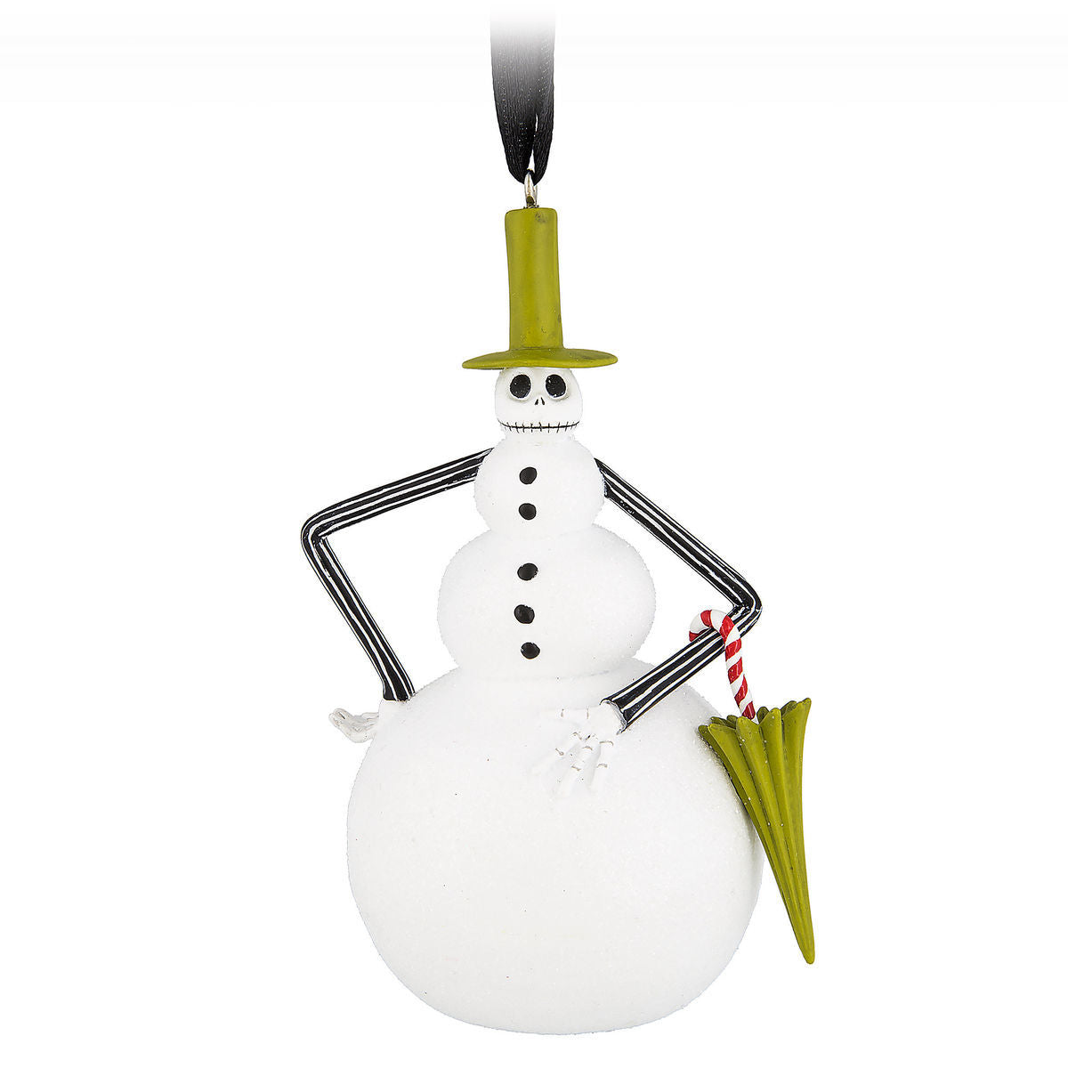 Disney Parks Nightmare Before Christmas Snowman Jack Skellington Ornament New