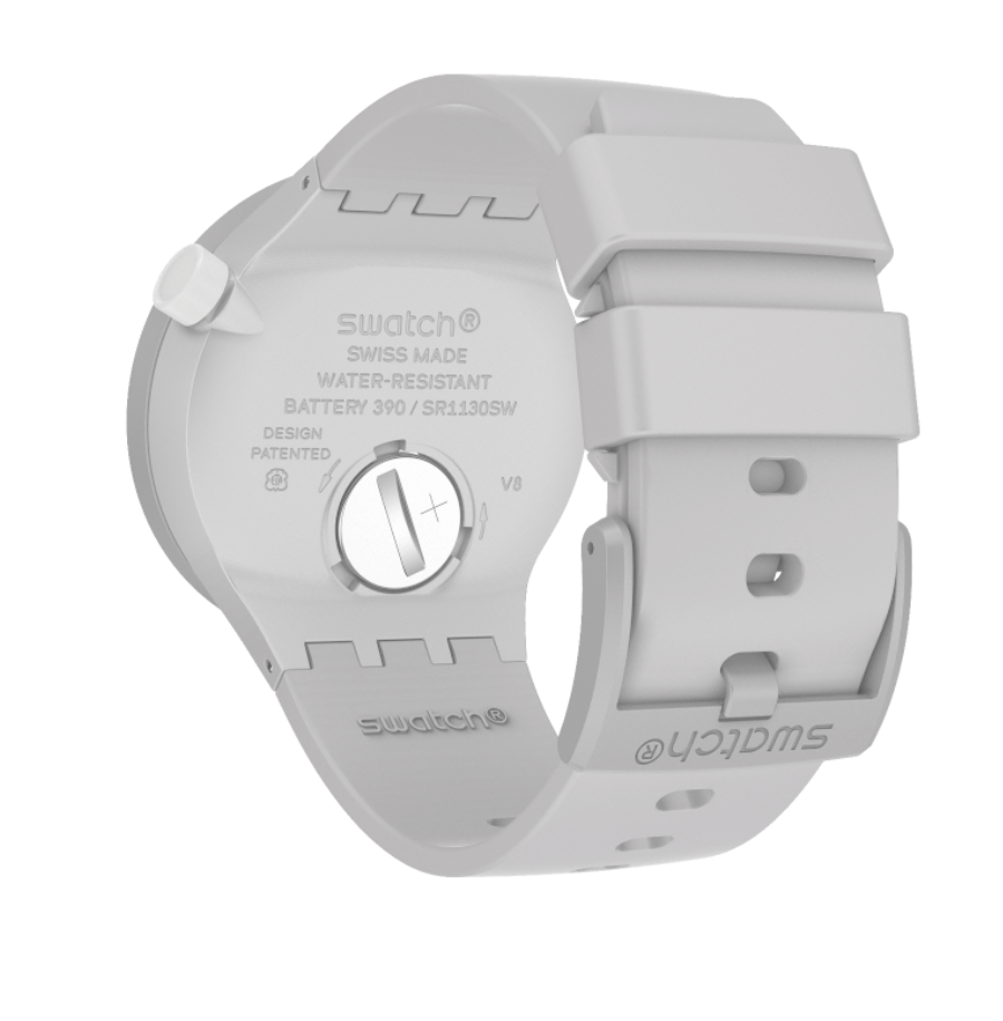 Swatch Big Bold Next Bioceramic C- Grey Watch New with Box