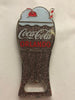 Authentic Coca-Cola Coke Orlando Metal Glitter Sundae Bottle Opener Magnet New