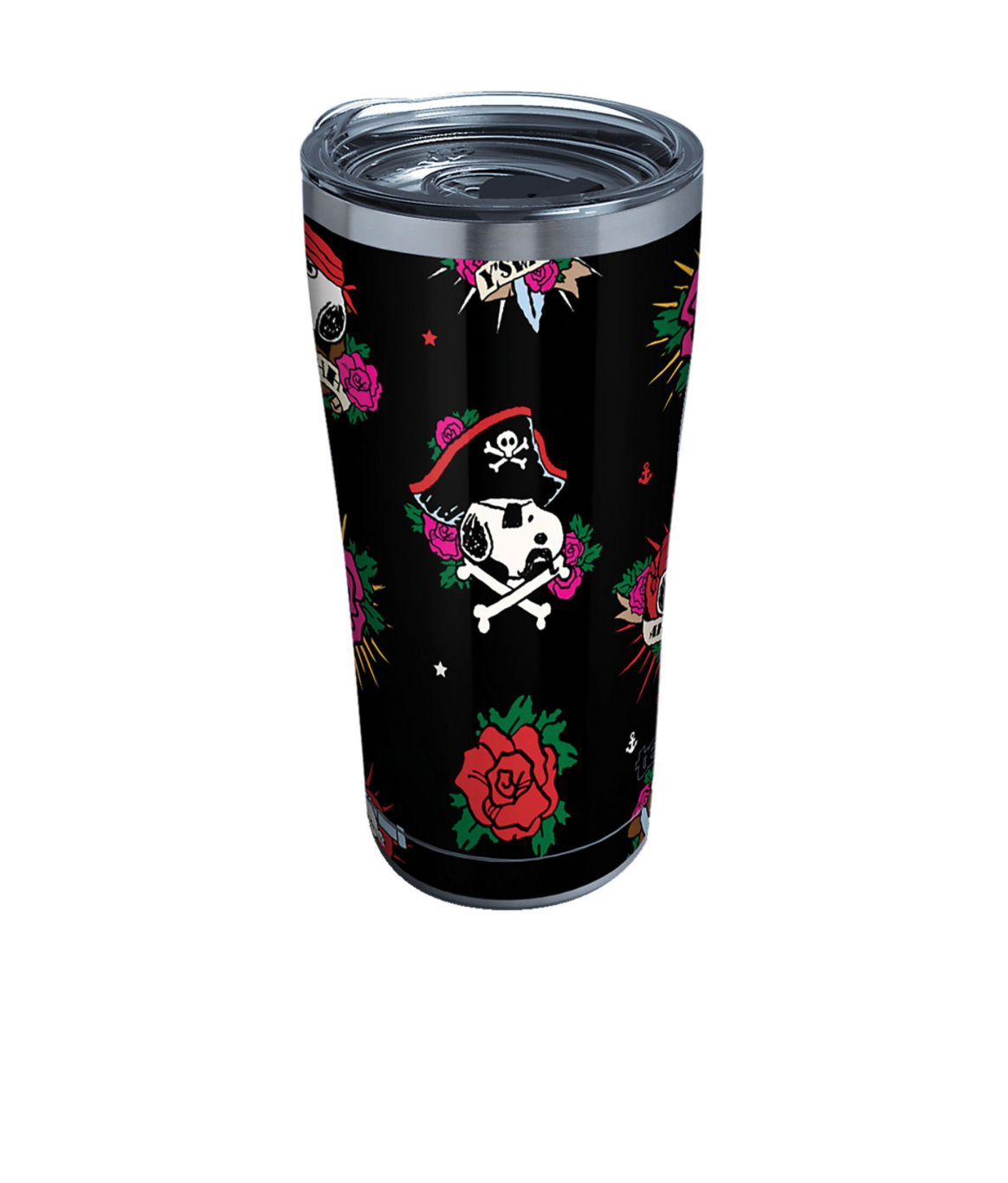 Hallmark Halloween Tervis Peanuts Pirate Snoopy Stainless Steel Tumbler New