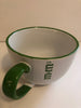 M&M's World Green Character Cappuccino Ceramic Mug New