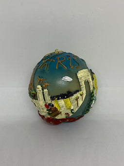 Disney Epcot Enesco France Paris Noel Christmas Ball Ornament New with Tag