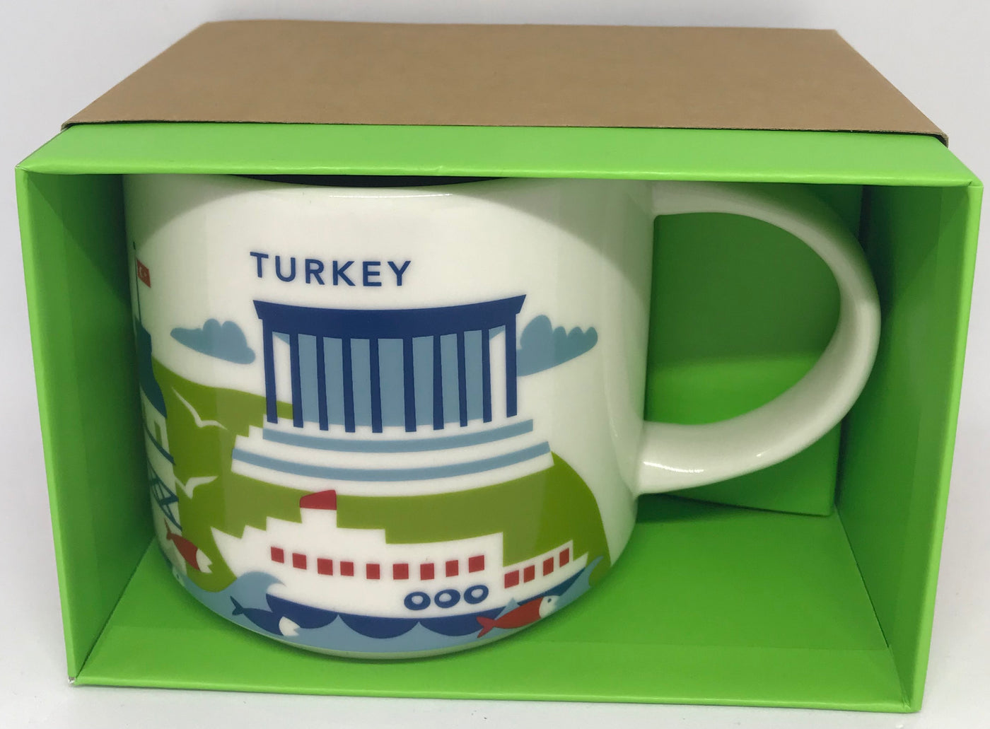 Starbucks You Are Here Collection Turkey Istanbul Ceramic Coffee Mug New W  Box 