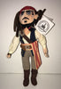 Disney Parks Pirates of the Caribbean Jack Sparrow 15in Plush New with Tags