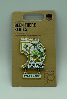 Disney WDW 50th Celebration Starbucks Been There Animal Kingdom Pin New