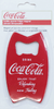Authentic Coca Cola Coke Bottle Opener Fishtail Magnet New with Card