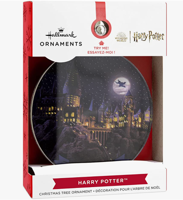 Hallmark Harry Potter Hogwarts Light-Up Christmas Ornament New With Tag