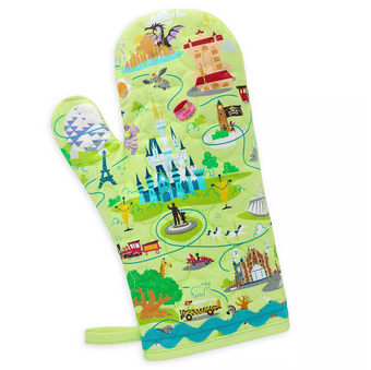 Disney Parks Walt Disney World Map Oven Mitt New with Tags