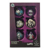 Disney 25th The Nightmare Before Christmas Glitter Ball Ornament Set New w Box