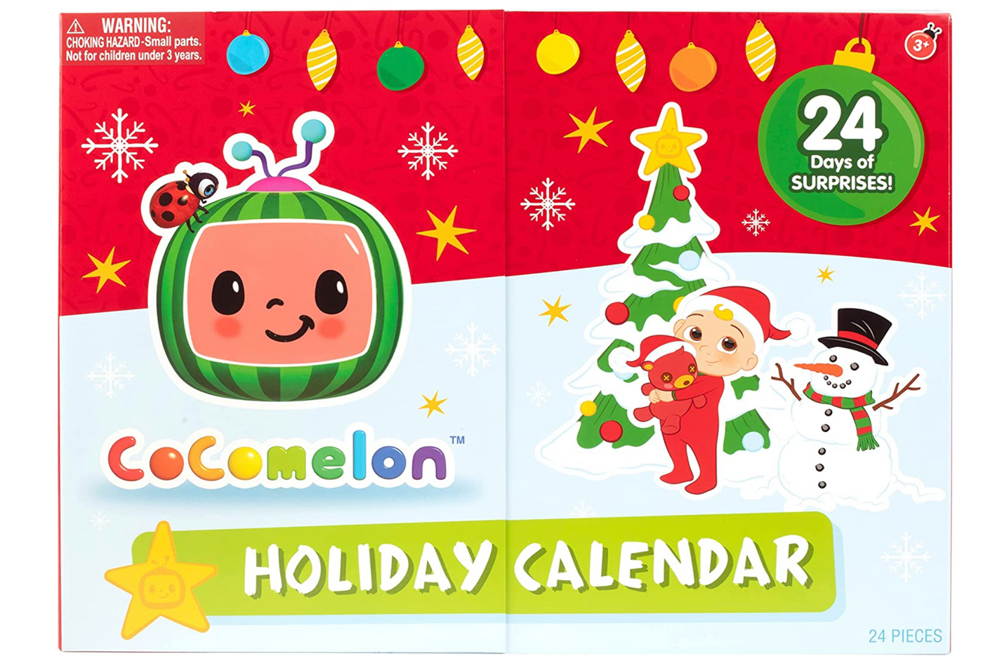 CoComelon 2022 Christmas Advent Calendar 24 Days New with Box