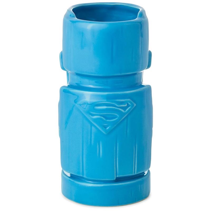 Hallmark DC Comics Superman Man of Steel Ceramic Tiki Mug 10 oz New