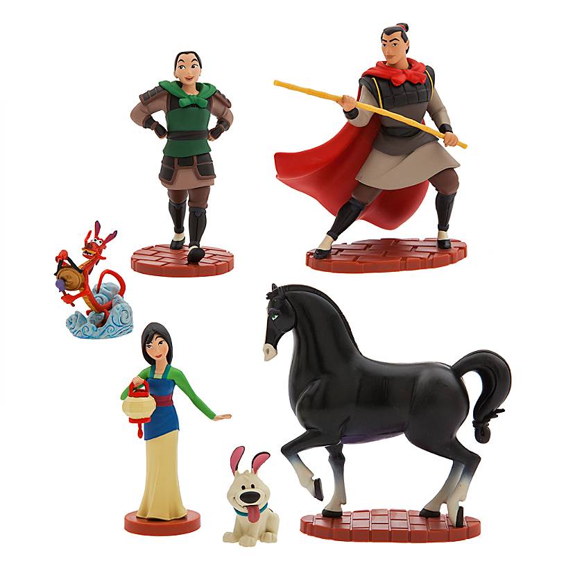 Disney Store Mulan Figure Play Set New with Box