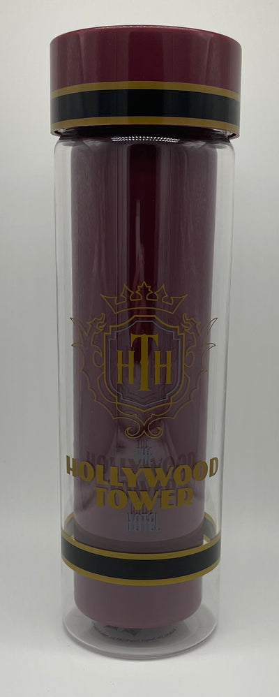 Disney Hollywood Tower Hotel The Twilight Zone Plastic Water Bottle New