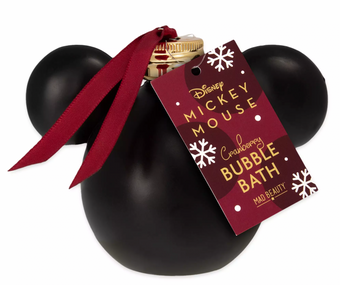Disney Mickey Cranberry Holiday Bubble Bath Ornament New with Tag
