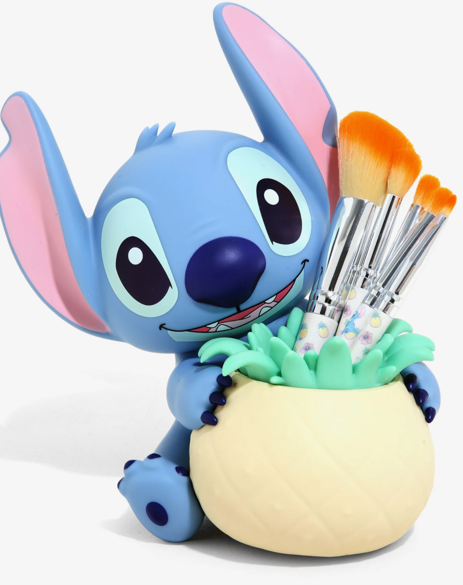 Disney Lilo & Stitch Pineapple Makeup Brush Set Set New with Box