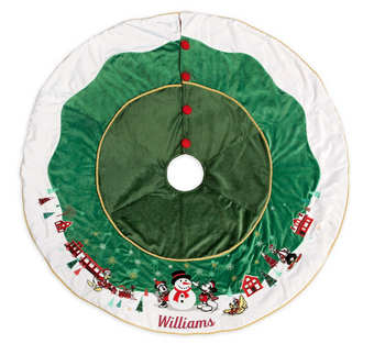 Disney Store Mickey and Friends Holiday Christmas Tree Skirt New with Tags