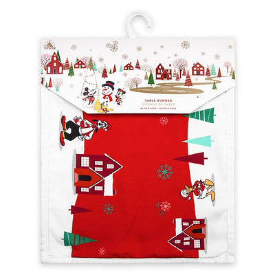 Disney Store Mickey and Minnie Mouse Holiday Table Runner New with Box