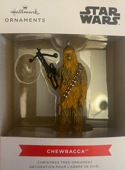 Hallmark Disney Star Wars Chewbacca Christmas Ornament New with Box