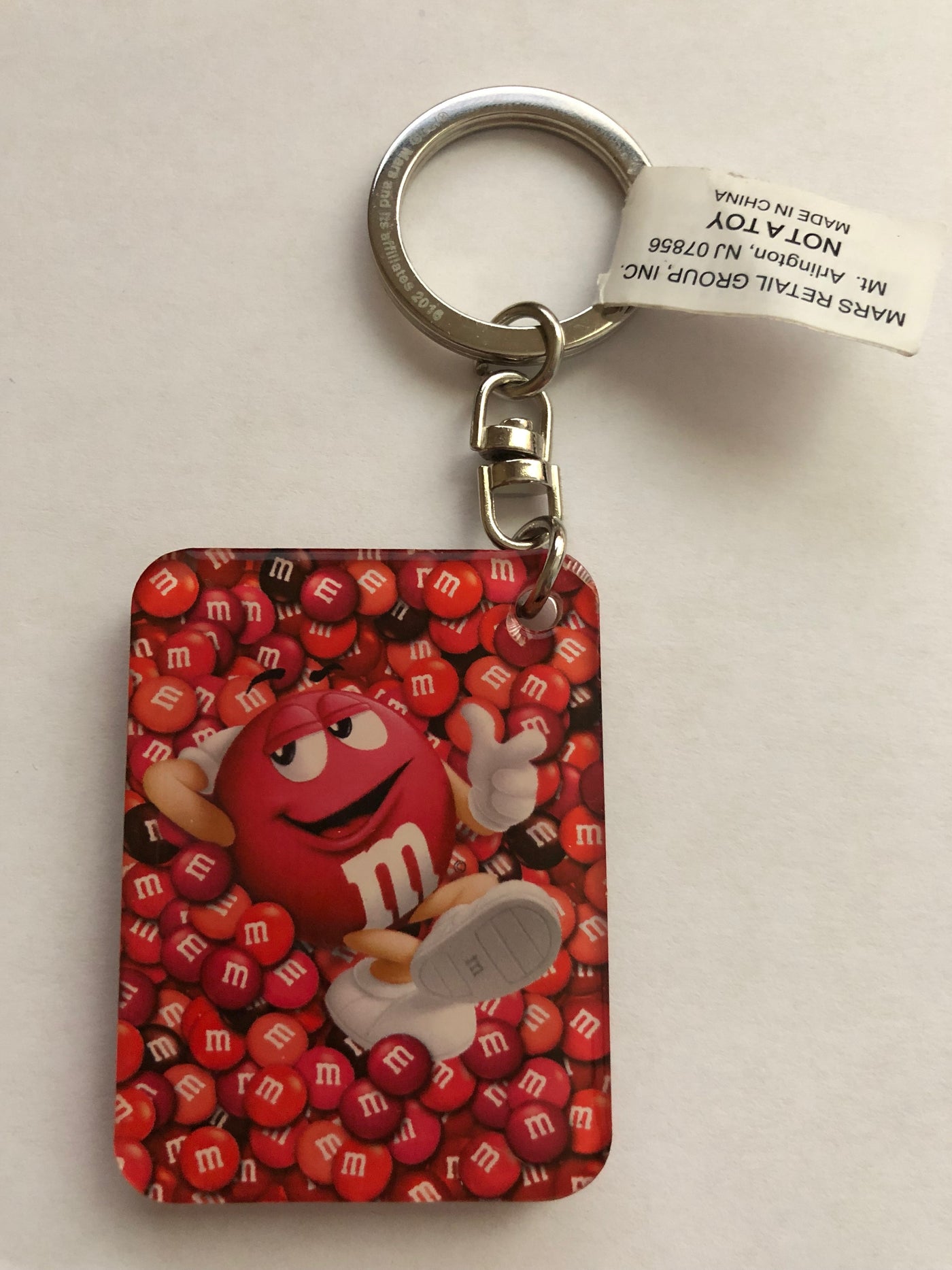 M&M's World Red Characters Keychain New with Tag
