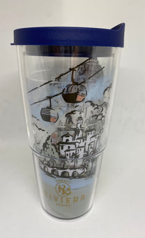 Disney Parks Riviera Resort Mickey and Minnie Skyliner Tervis Tumbler New